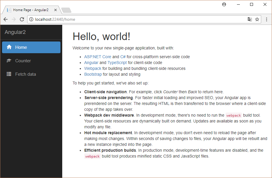 Asp.net код. Asp net hello World. TYPESCRIPT hello World. Spa приложение на vue js. Reload the page